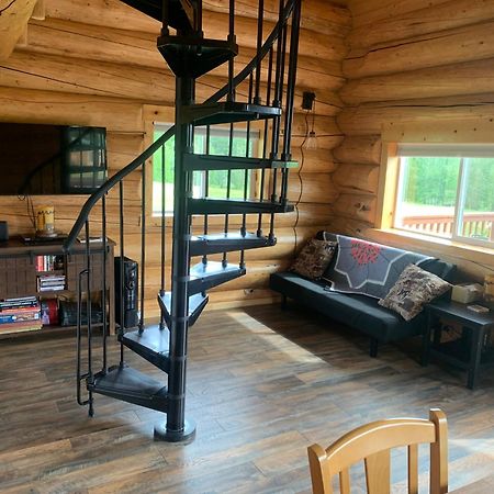 Secluded Log Cabin, 30 Min From Chena Hot Springs Pleasant Valley Eksteriør bilde