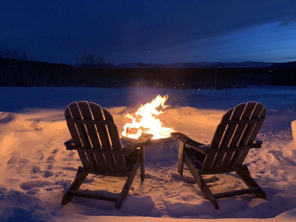 Secluded Log Cabin, 30 Min From Chena Hot Springs Pleasant Valley Eksteriør bilde